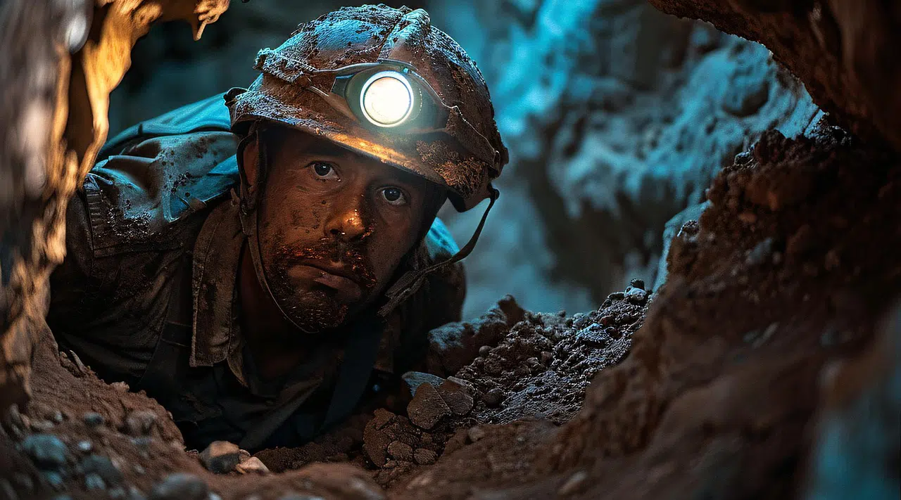 Raccoon removal from small or confined spaces confined space