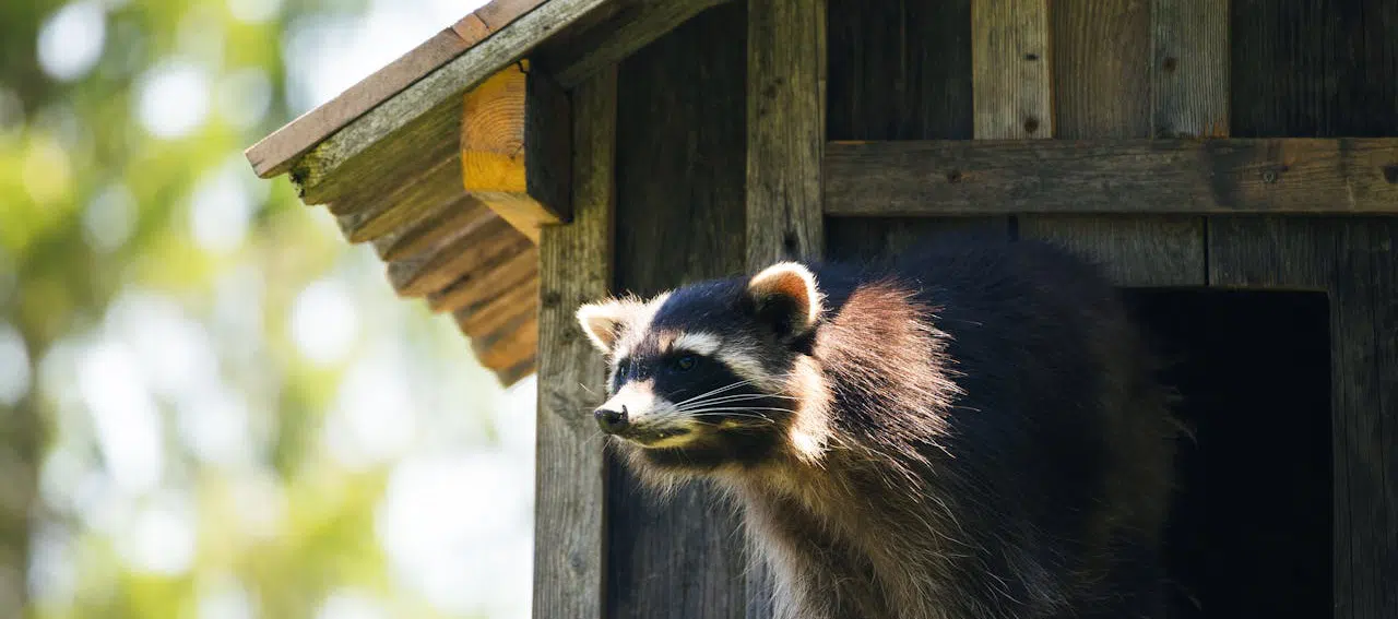 Remove raccoons from soffits in Markham raccoon under roof