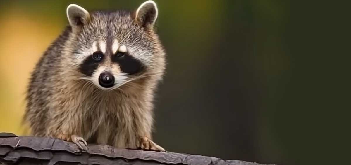 AI generated image of a raccoon