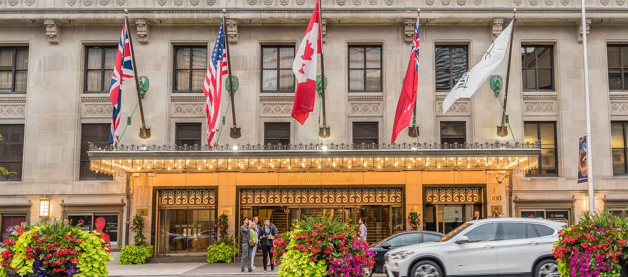 Keeping raccoons out of hotels and resorts Toronto Hotel Entrance