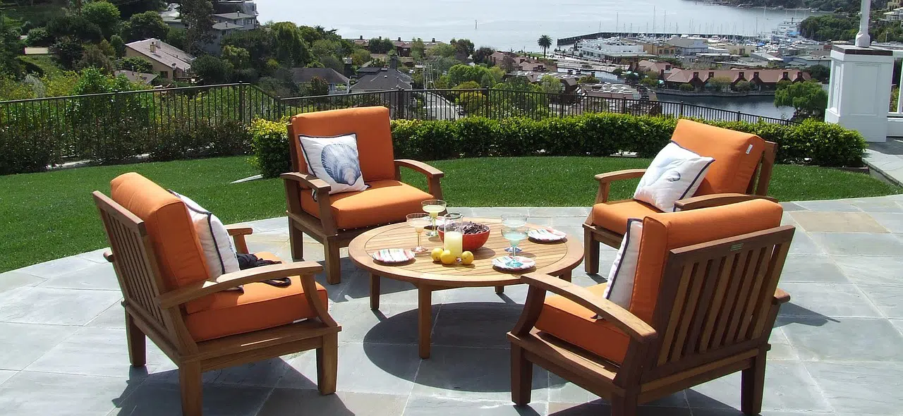 How to keep raccoons away from patios patio with seating for 4 and beautiful view